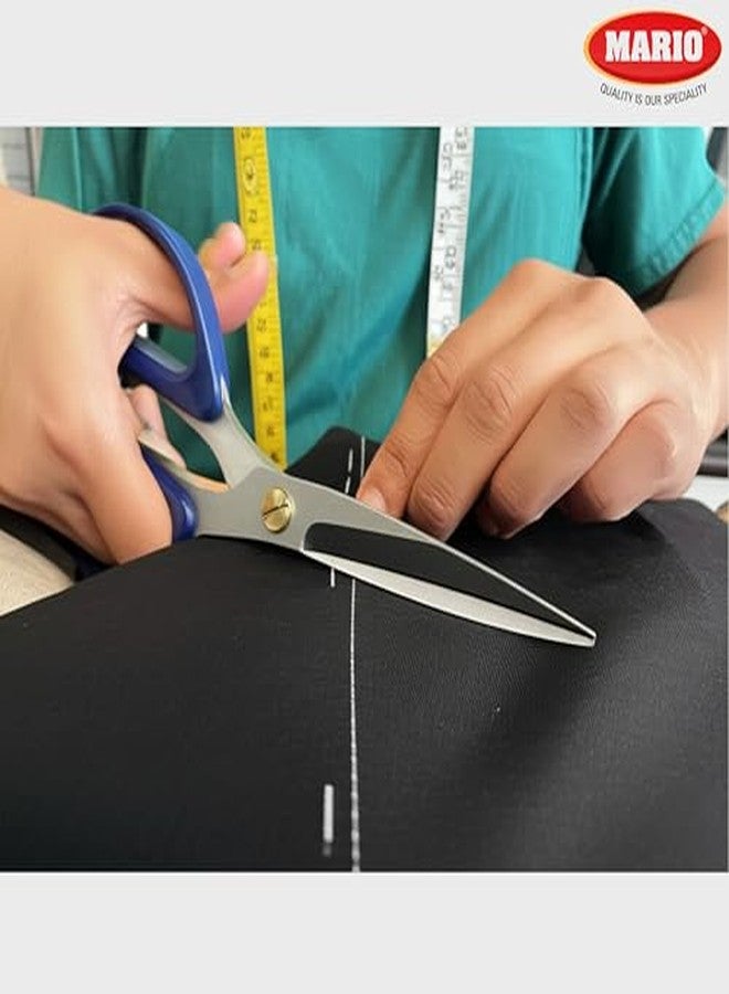 ماريو مقص ماريو للخياطة، 7.7 بوصة (196 مم)، متعدد الاستخدامات، مصنوع من الفولاذ المقاوم للصدأ | شفرة حادة لقص الأقمشة والحرف اليدوية، مناسب للخياطة وتصميم الملابس وأعمال الخياطة والأعمال اليدوية | قص سلس ومقبض مريح - MS 72 - Image 3